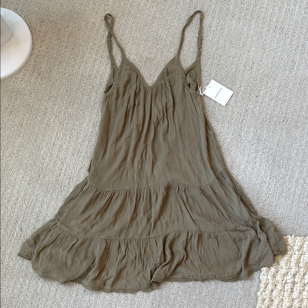 Nordstrom Olive Mini Dress